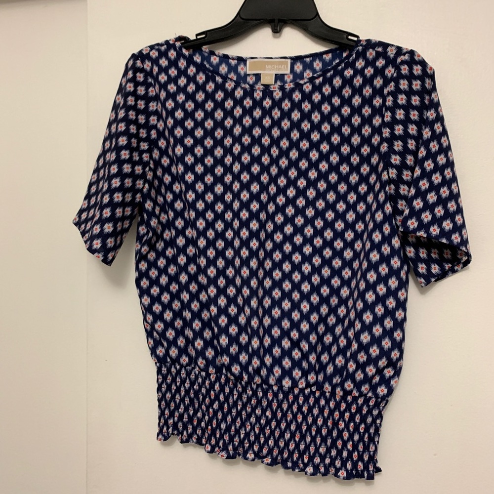 Michael Kors print blouse